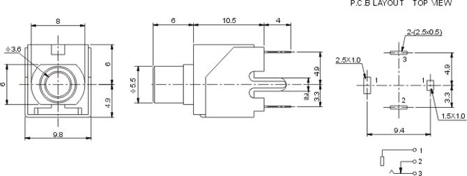 耳機插座PJ301E