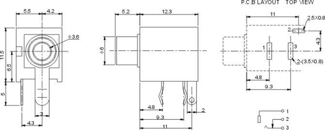 耳機插座PJ3030