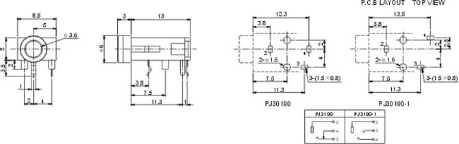 耳機插座PJ3190