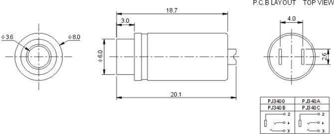 耳機插座PJ340B
